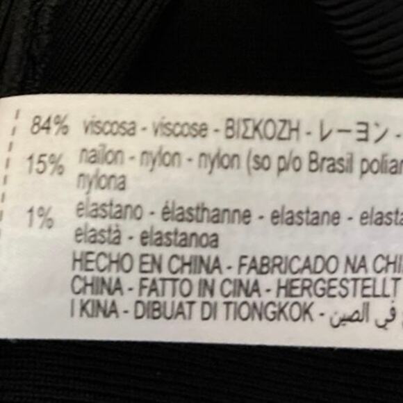 Zara Women's Black Sleeveless Rib Knit Halter Strap Square Neck Crop Tank Top S - Picture 4 of 4